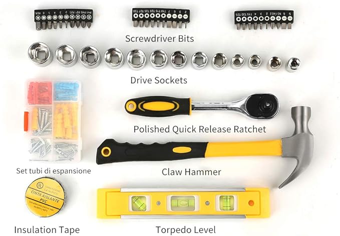 108-PIECE HOME REPAIR TOOL SET