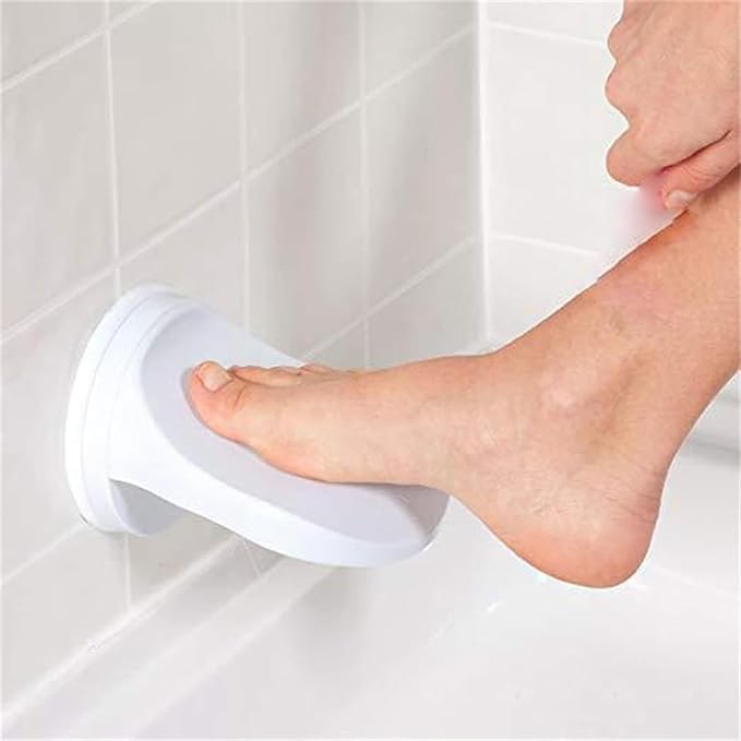 SHOWER FOOT REST WITH STRONG SUCTION CUP