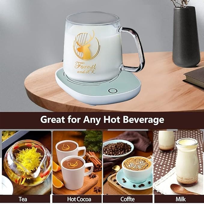 2-IN-1 COFFEE WARMER & MUG SET (WORKS ON ALL MUG TYPES)