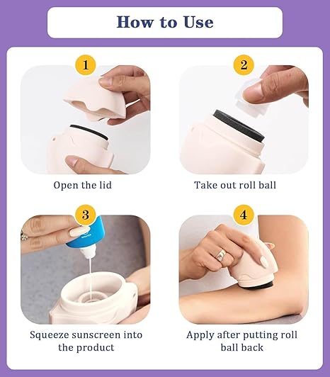 REFILLABLE SUN SWIFT SUNSCREEN APPLICATOR