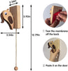 SELF-ADHESIVE WOODEN DOOR KNOCK BELL