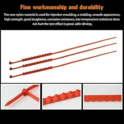 UNIVERSAL NYLON SNOW CHAINS (10pcs)