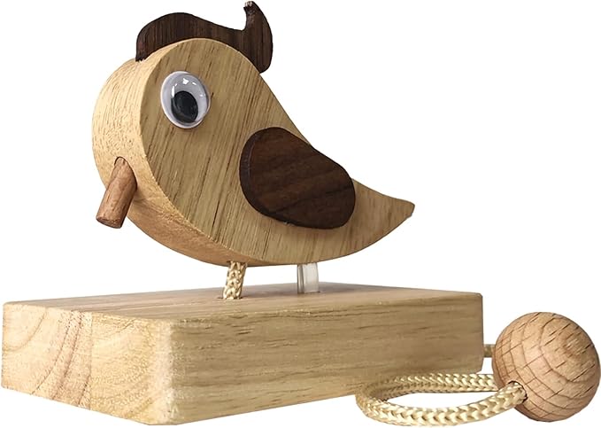 SELF-ADHESIVE WOODEN DOOR KNOCK BELL