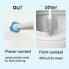 DISPOSABLE TOILET BRUSH KIT WITH 8 REFILLS FOR EASY CLEANING