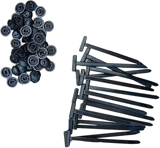 LINER ZIP TIES, ZIP TIE RIVET, NYLON UNIVERSAL CABLE BUCKLE