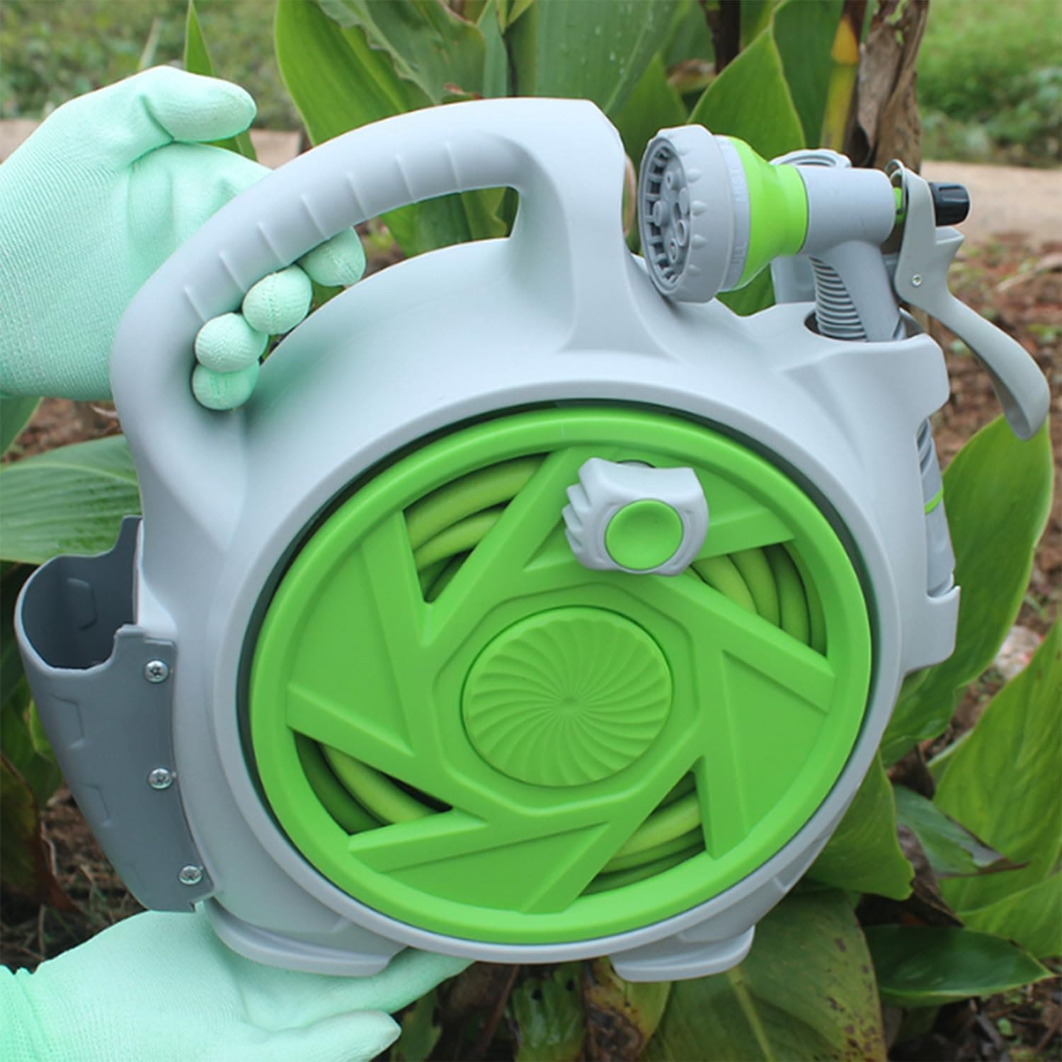 PORTABLE GARDEN HOSE REEL 15 METERS