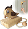 SELF-ADHESIVE WOODEN DOOR KNOCK BELL