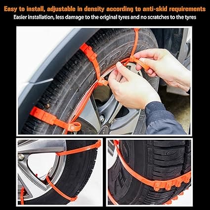 UNIVERSAL NYLON SNOW CHAINS (10pcs)