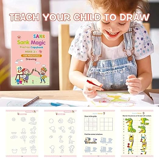 SANK MAGIC WRITING PRACTICE BOOKS SET (4 BOOKS)