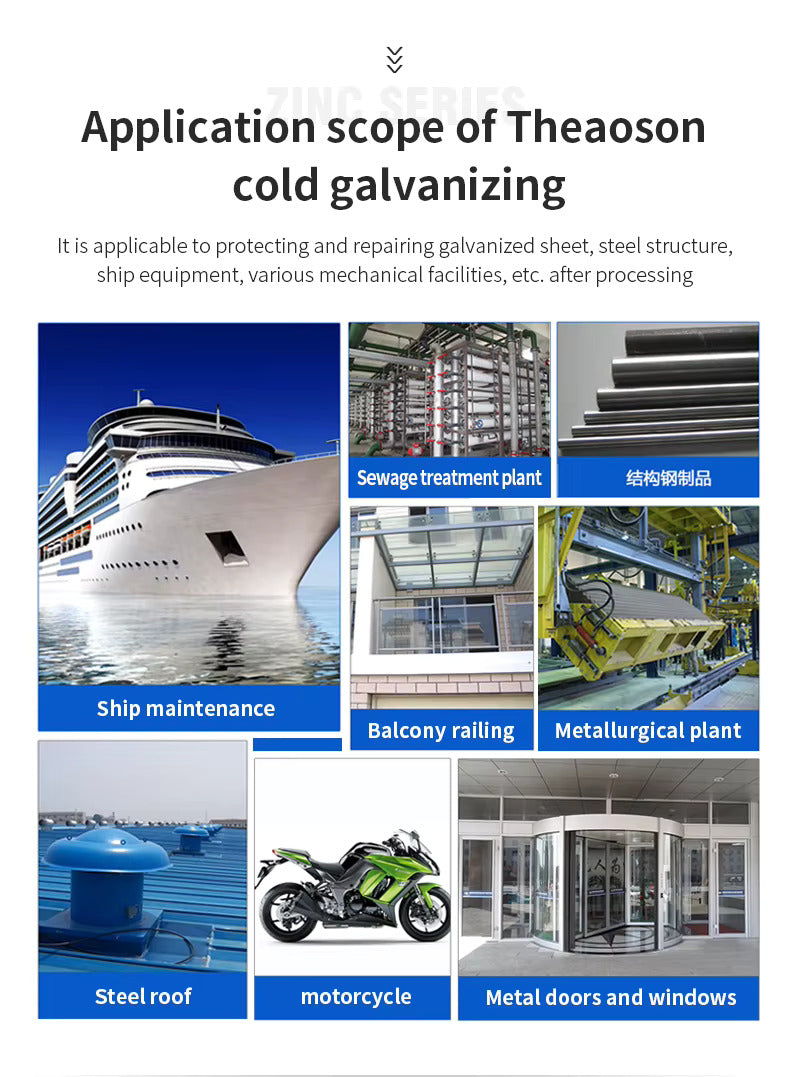 PREMIUM ZINC-RICH ANTI-RUST COATING FOR METAL PROTECTION SPRAY 450ML