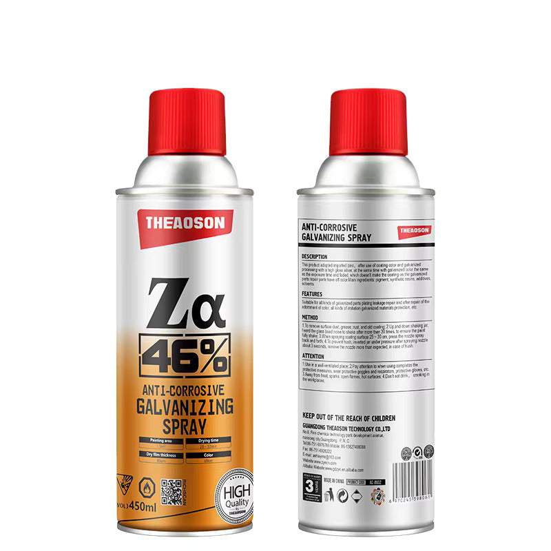 PREMIUM ZINC-RICH ANTI-RUST COATING FOR METAL PROTECTION SPRAY 450ML
