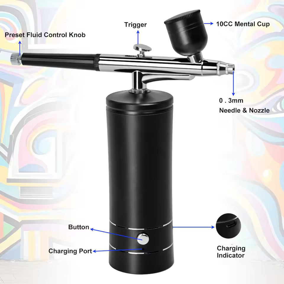 RECHARGEABLE DRAWING AIRBRUSH