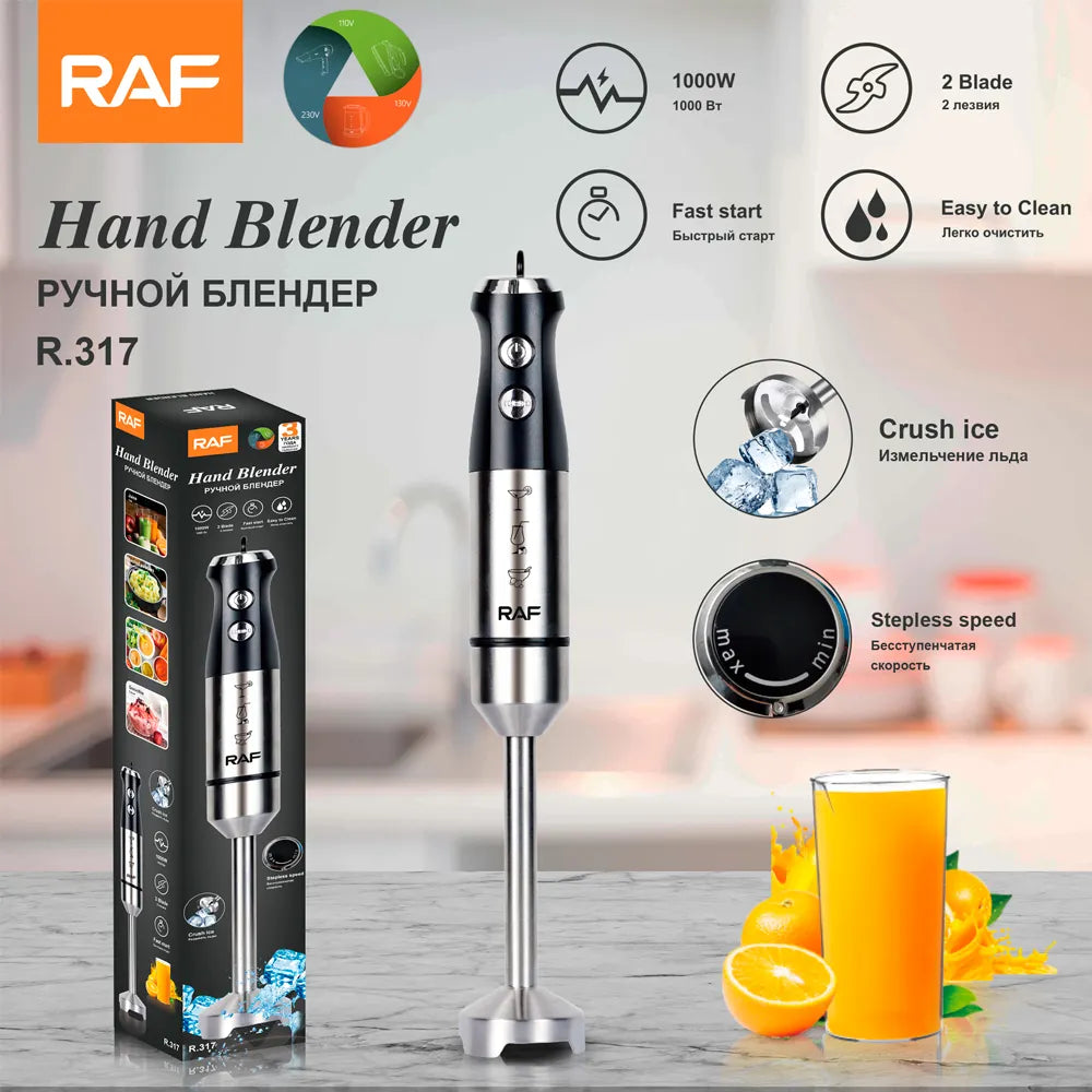 RAF STAINLESS STEEL ELECTRIC MIXER