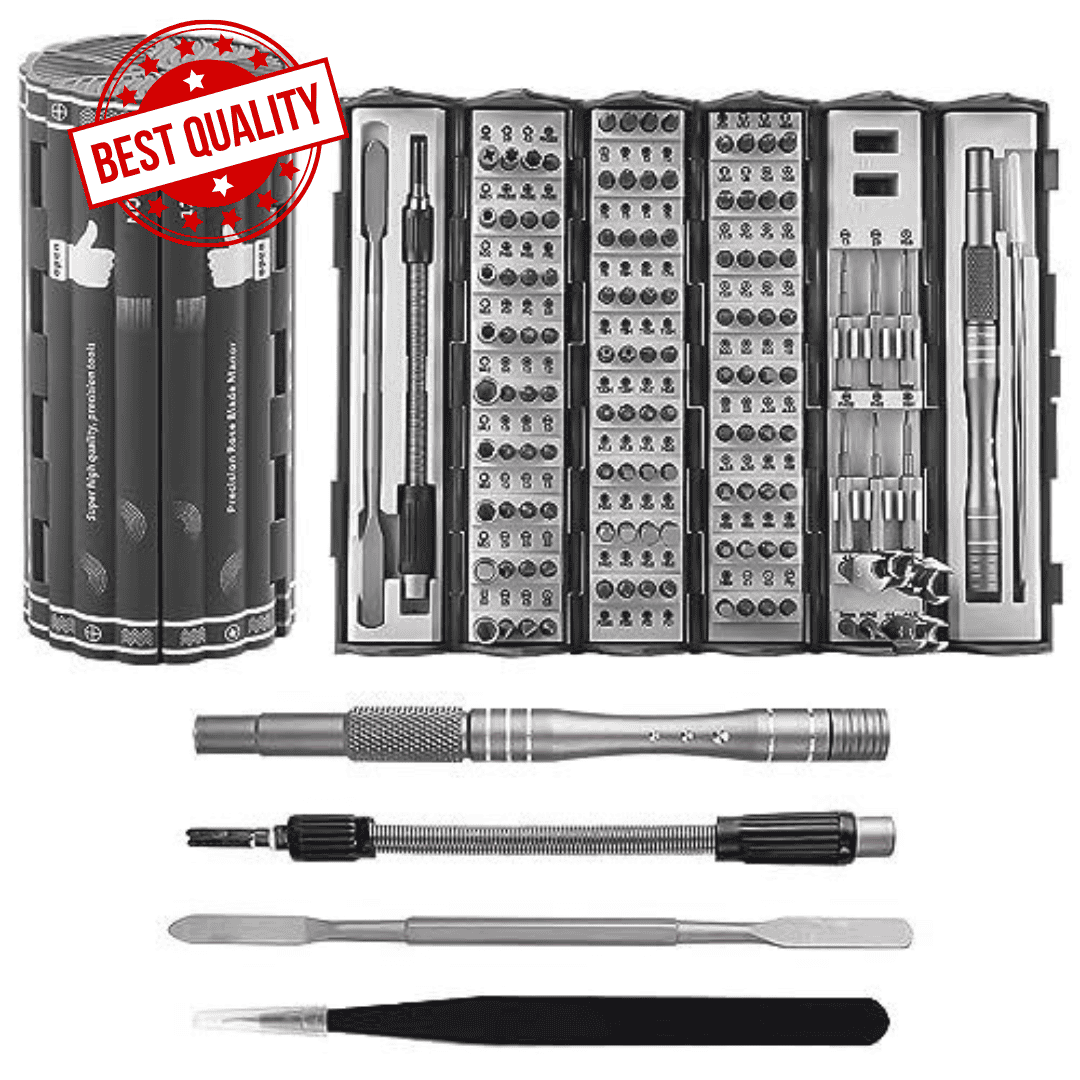 126 in 1 Bamboo Hand Screwdriver Set Multifunctional Precision Repair Set