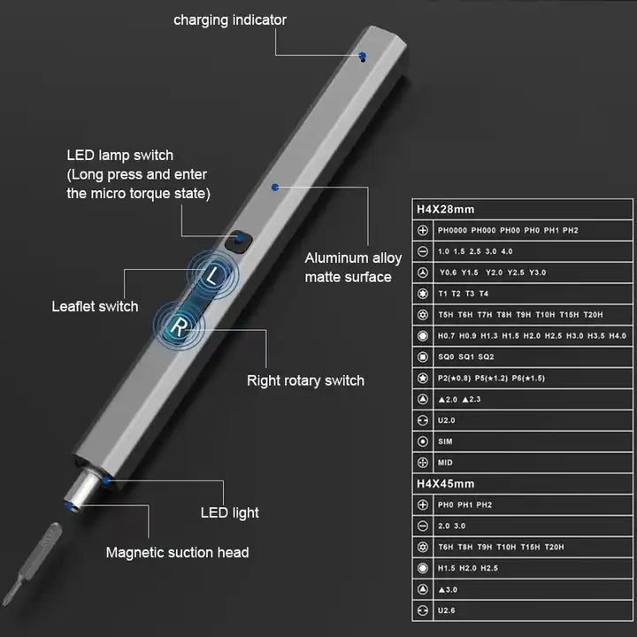 66 In 1 Mini Cordless Electric Screwdriver