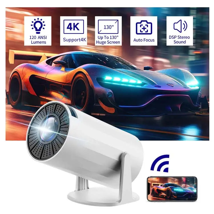 4K SMART ANDROID MINI PROJECTOR