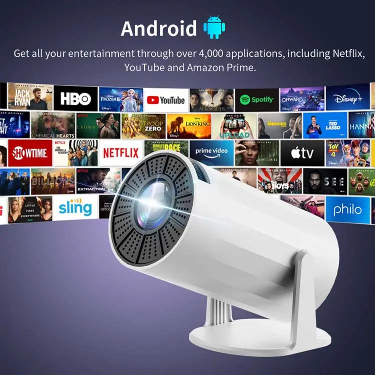 4K SMART ANDROID MINI PROJECTOR