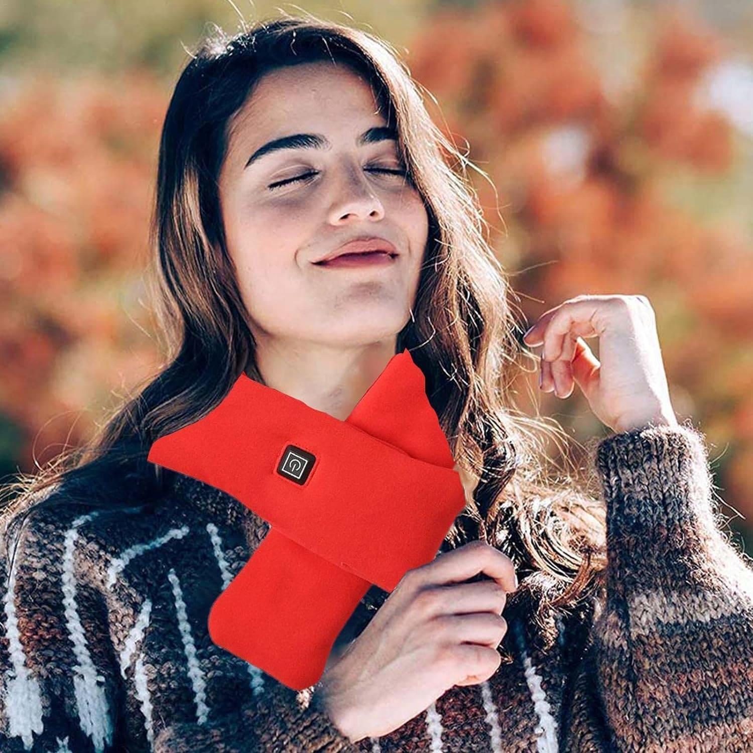 HEATING SCARF WITH ADJUSTABLE TEMPERATURE (PowerBank Included)