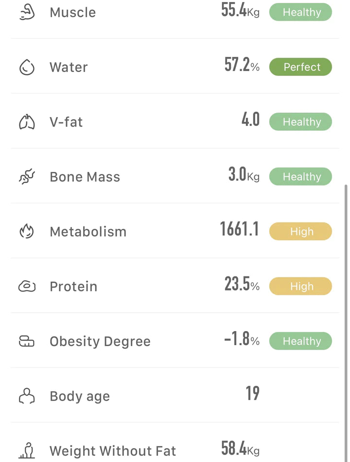 SMART BODY SCALE - CONNECTS TO APP